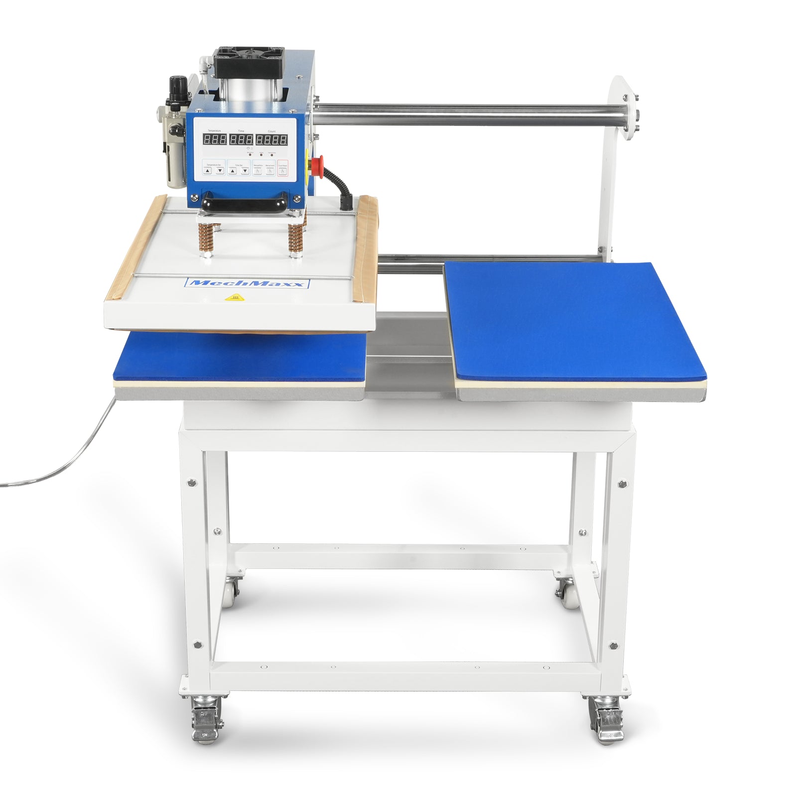 16x24 Inch Commercial Pneumatic Dual Platen Heat Press - Auto Lift Digital Sublimation Transfer Machine with AIRTAC Pneumatic Parts & Adjustable Pressure (110V 2.2HP)