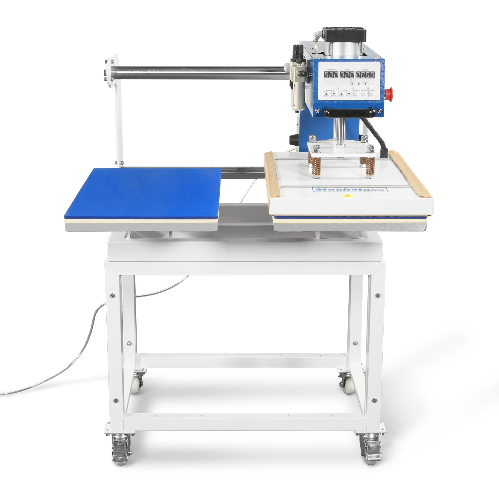 16x24 Inch Commercial Pneumatic Dual Platen Heat Press - Auto Lift Digital Sublimation Transfer Machine with AIRTAC Pneumatic Parts & Adjustable Pressure (110V 2.2HP)