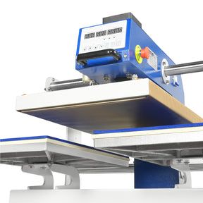 16x24 Inch Commercial Pneumatic Dual Platen Heat Press - Auto Lift Digital Sublimation Transfer Machine with AIRTAC Pneumatic Parts & Adjustable Pressure (110V 2.2HP)