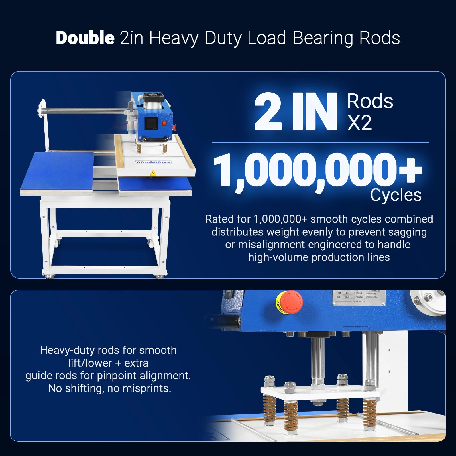 16x24 Inch Commercial Pneumatic Dual Platen Heat Press - Auto Lift Digital Sublimation Transfer Machine with Full Touch LCD Screen & AIRTAC Pneumatic Parts (110V 2.2HP)