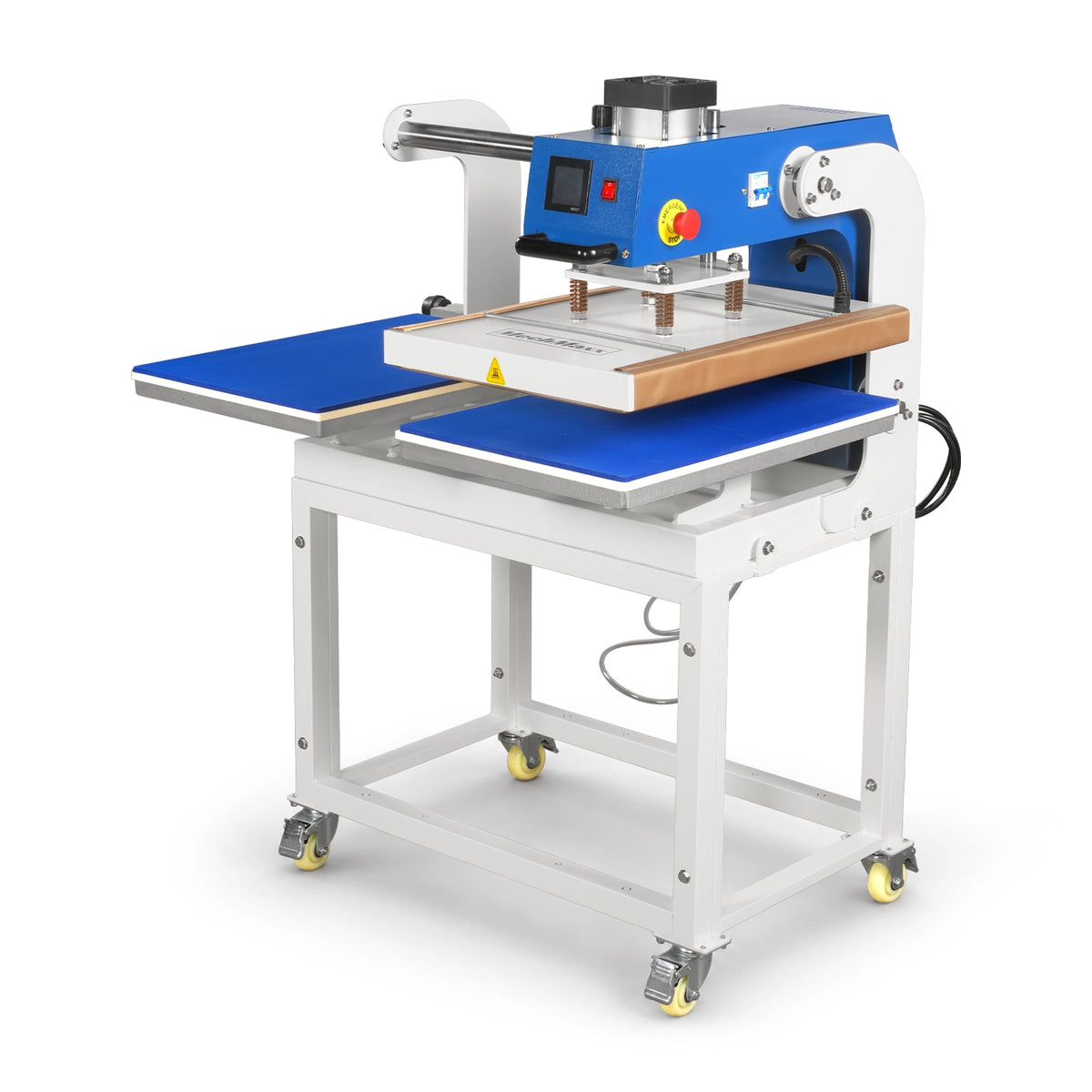 16x24 Inch Commercial Pneumatic Dual Platen Heat Press - Auto Lift Digital Sublimation Transfer Machine with Full Touch LCD Screen & AIRTAC Pneumatic Parts (110V 2.2HP)