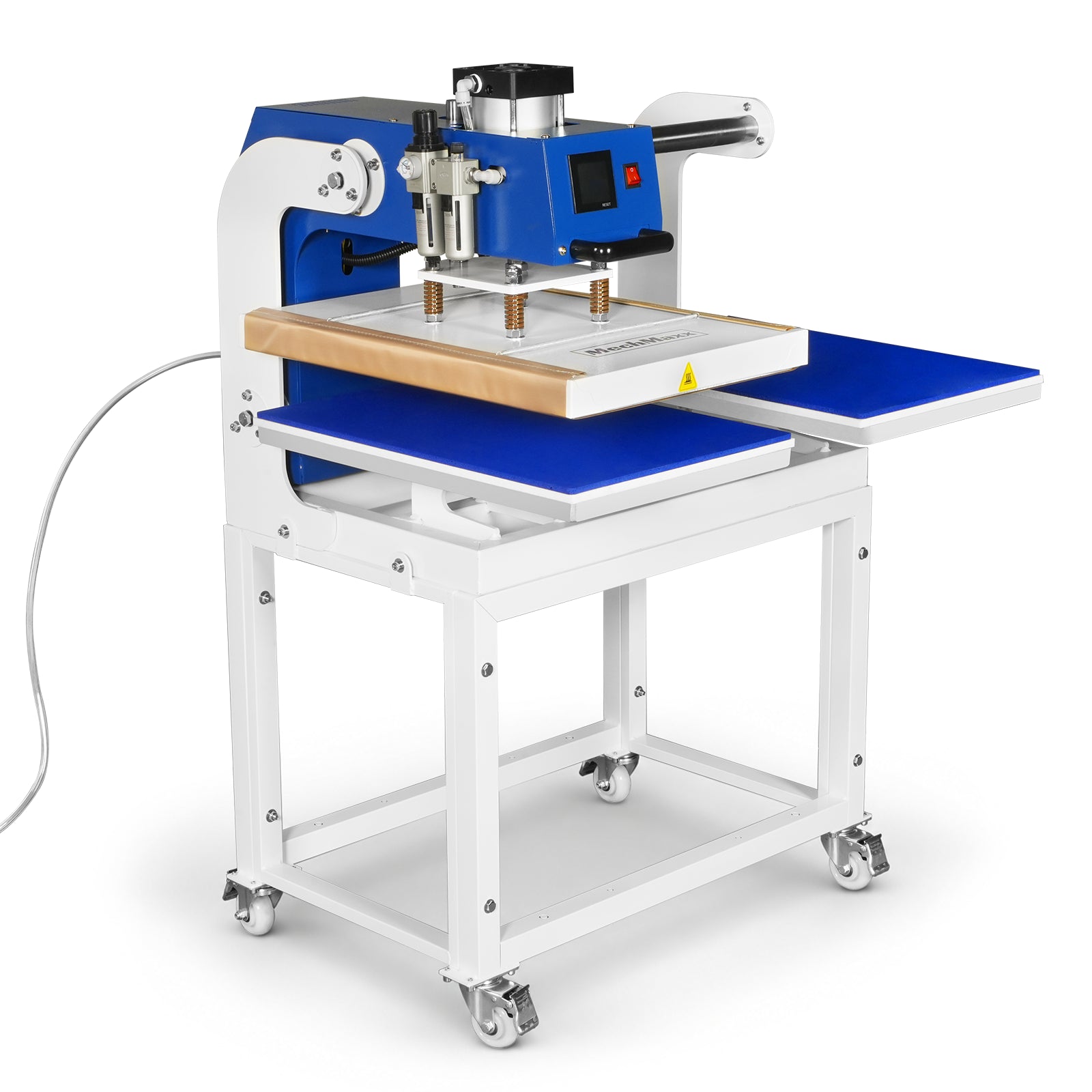 16x24 Inch Commercial Pneumatic Dual Platen Heat Press - Auto Lift Digital Sublimation Transfer Machine with Full Touch LCD Screen & AIRTAC Pneumatic Parts (110V 2.2HP)
