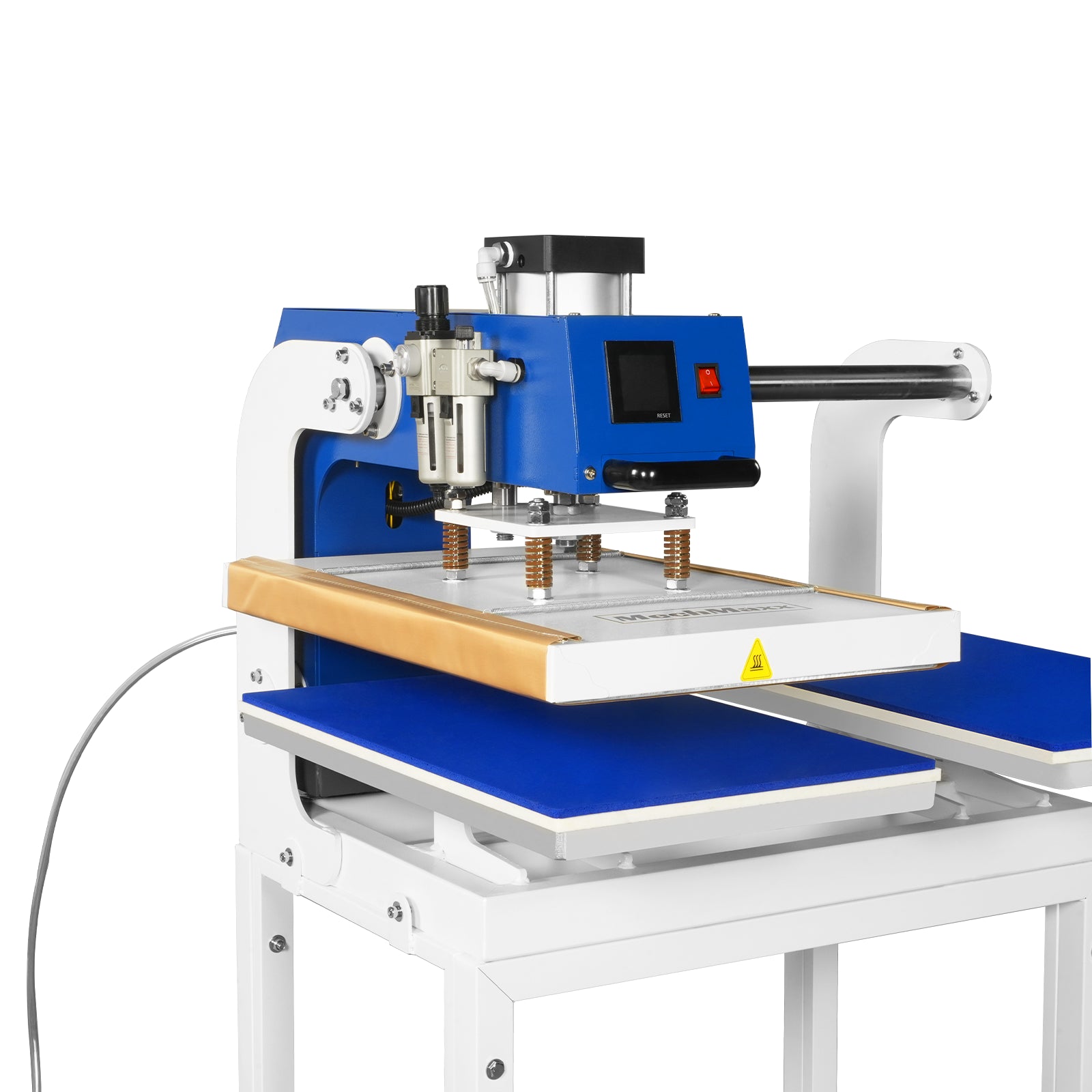 16x24 Inch Commercial Pneumatic Dual Platen Heat Press - Auto Lift Digital Sublimation Transfer Machine with Full Touch LCD Screen & AIRTAC Pneumatic Parts (110V 2.2HP)