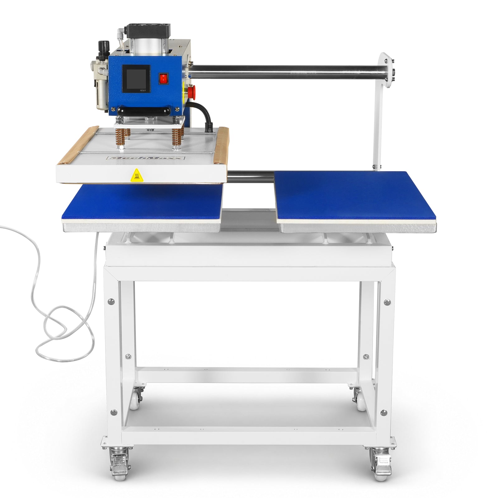 16x24 Inch Commercial Pneumatic Dual Platen Heat Press - Auto Lift Digital Sublimation Transfer Machine with Full Touch LCD Screen & AIRTAC Pneumatic Parts (110V 2.2HP)