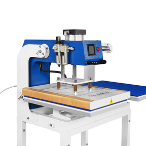 16x24 Inch Commercial Pneumatic Dual Platen Heat Press - Auto Lift Digital Sublimation Transfer Machine with Full Touch LCD Screen & AIRTAC Pneumatic Parts (110V 2.2HP)