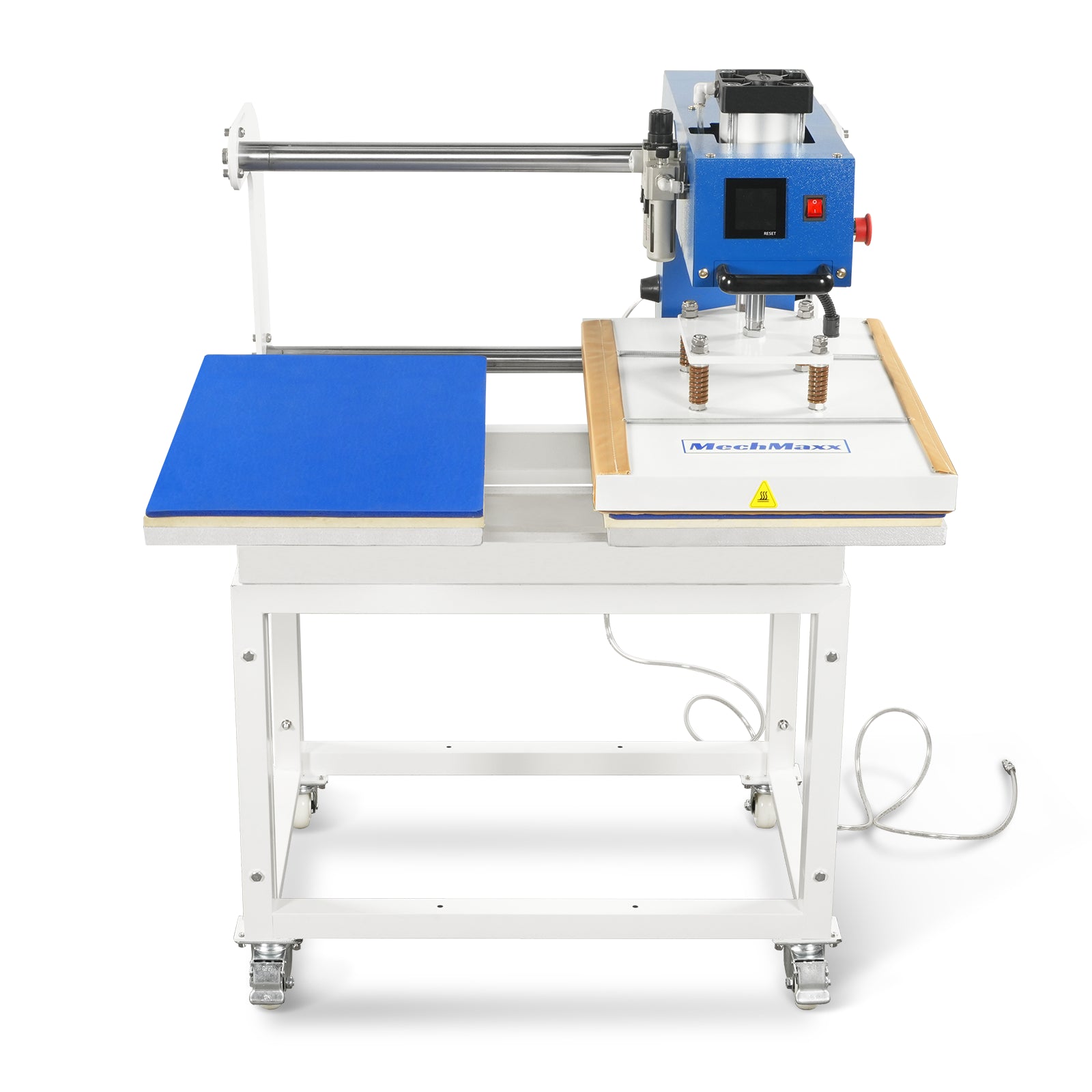 16x24 Inch Commercial Pneumatic Dual Platen Heat Press - Auto Lift Digital Sublimation Transfer Machine with Full Touch LCD Screen & AIRTAC Pneumatic Parts (110V 2.2HP)