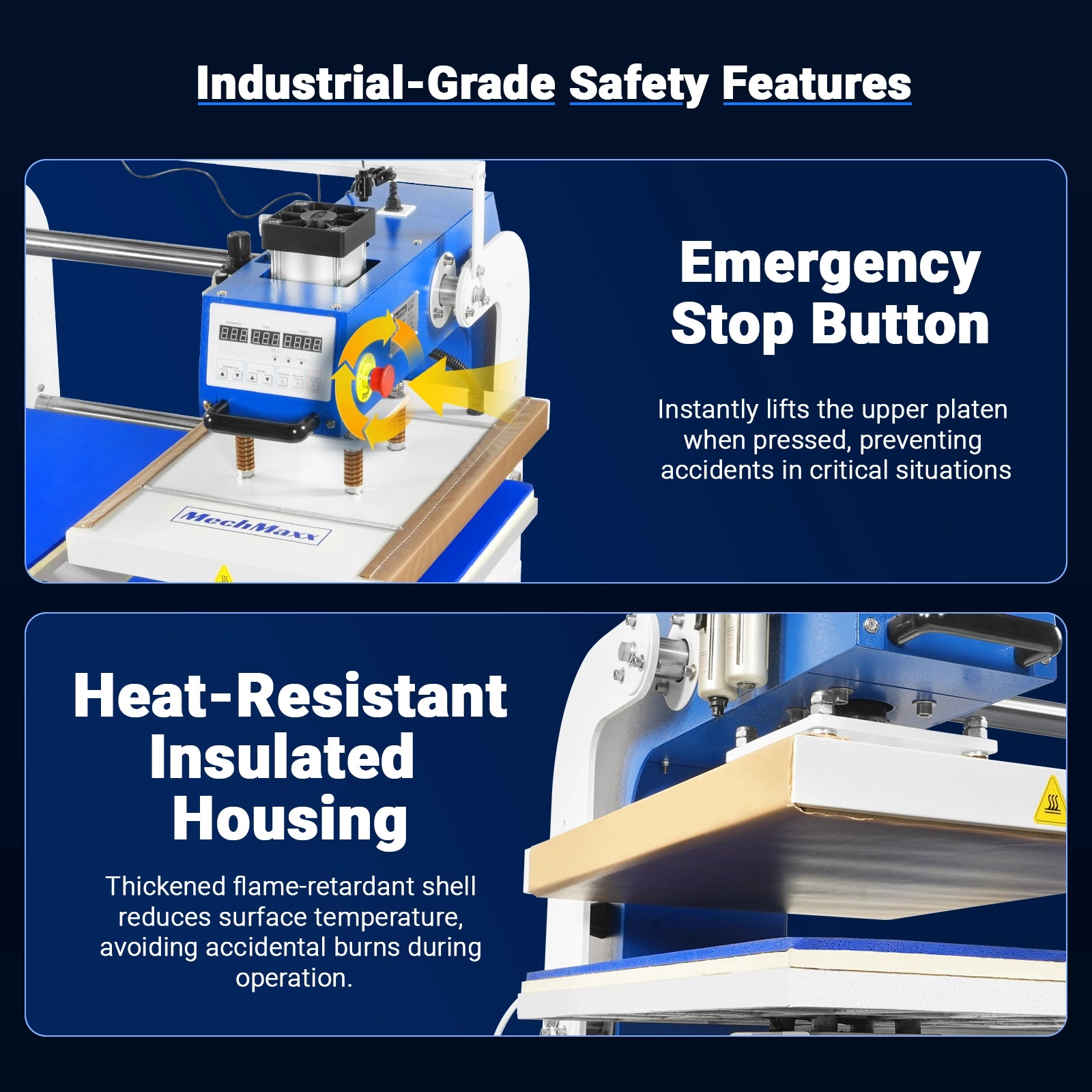 16x24 Inch Commercial Pneumatic Dual Platen Heat Press - Infrared Positioning Auto Lift Sublimation Transfer Machine Digital LCD Control (110V 2.2HP)