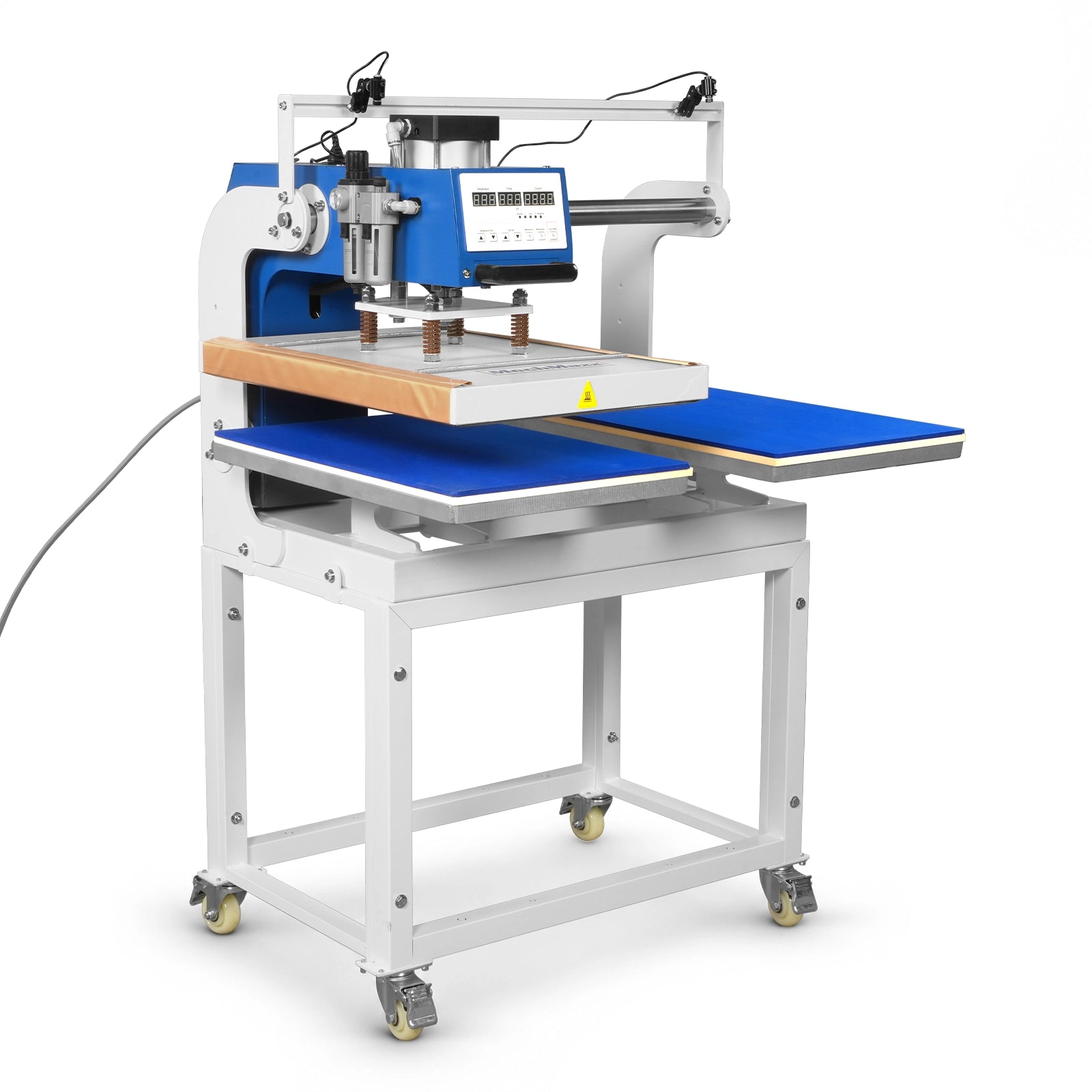 16x24 Inch Commercial Pneumatic Dual Platen Heat Press - Infrared Positioning Auto Lift Sublimation Transfer Machine Digital LCD Control (110V 2.2HP)