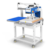 16x24 Inch Commercial Pneumatic Dual Platen Heat Press - Infrared Positioning Auto Lift Sublimation Transfer Machine Digital LCD Control (110V 2.2HP)