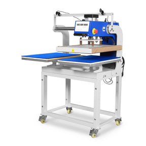16x24 Inch Commercial Pneumatic Dual Platen Heat Press - Infrared Positioning Auto Lift Sublimation Transfer Machine Digital LCD Control (110V 2.2HP)