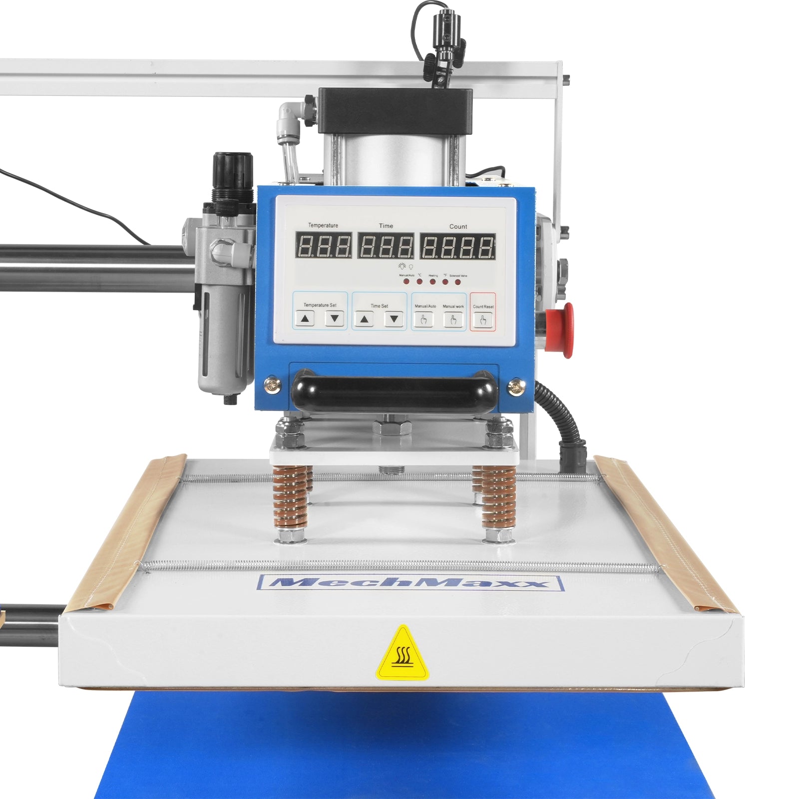 16x24 Inch Commercial Pneumatic Dual Platen Heat Press - Infrared Positioning Auto Lift Sublimation Transfer Machine Digital LCD Control (110V 2.2HP)