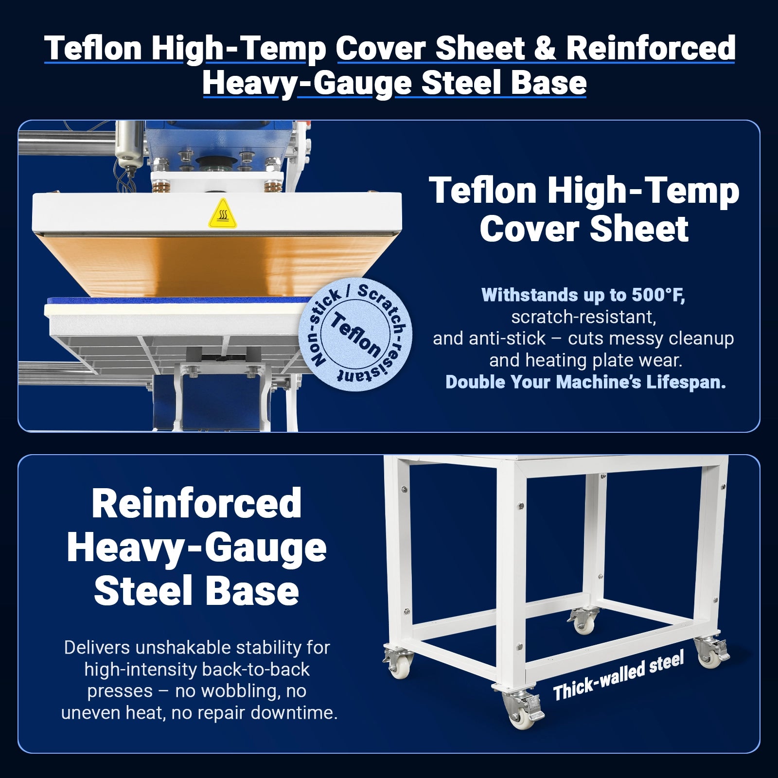 16x24 Inch Commercial Pneumatic Dual Platen Heat Press - Infrared Positioning Auto Lift Sublimation Transfer Machine with Full Touch LCD Screen  (110V 2.2HP)