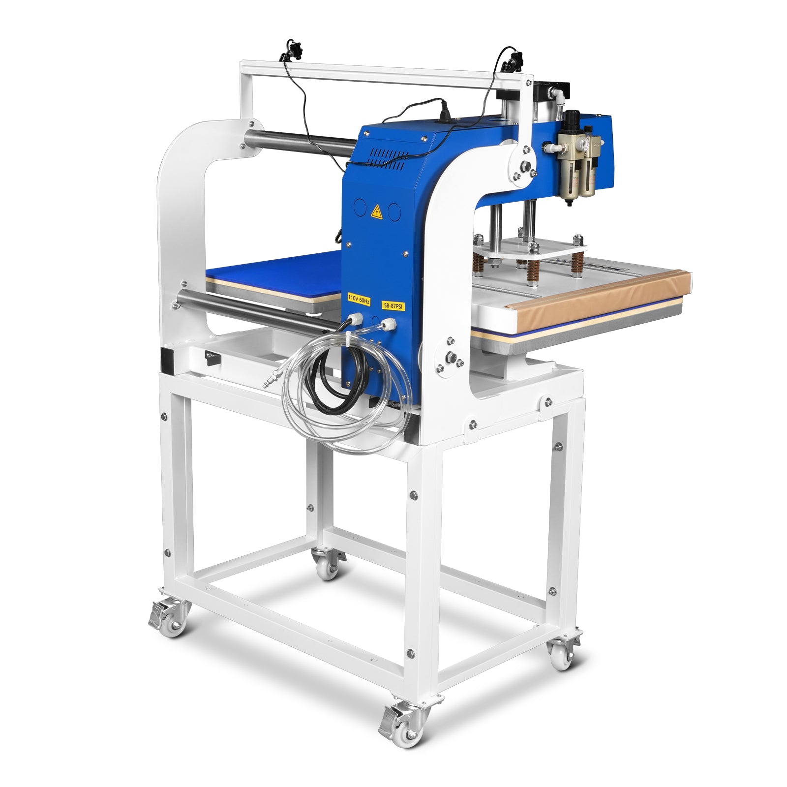 16x24 Inch Commercial Pneumatic Dual Platen Heat Press - Infrared Positioning Auto Lift Sublimation Transfer Machine with Full Touch LCD Screen  (110V 2.2HP)