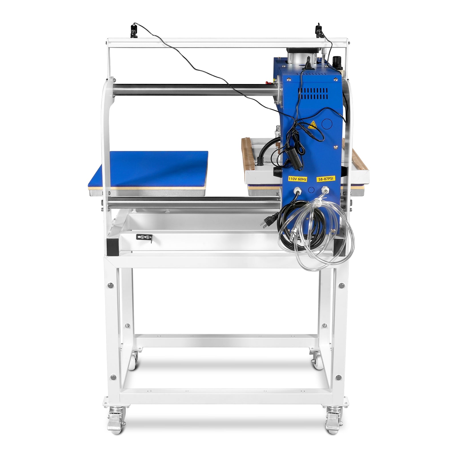 16x24 Inch Commercial Pneumatic Dual Platen Heat Press - Infrared Positioning Auto Lift Sublimation Transfer Machine with Full Touch LCD Screen  (110V 2.2HP)
