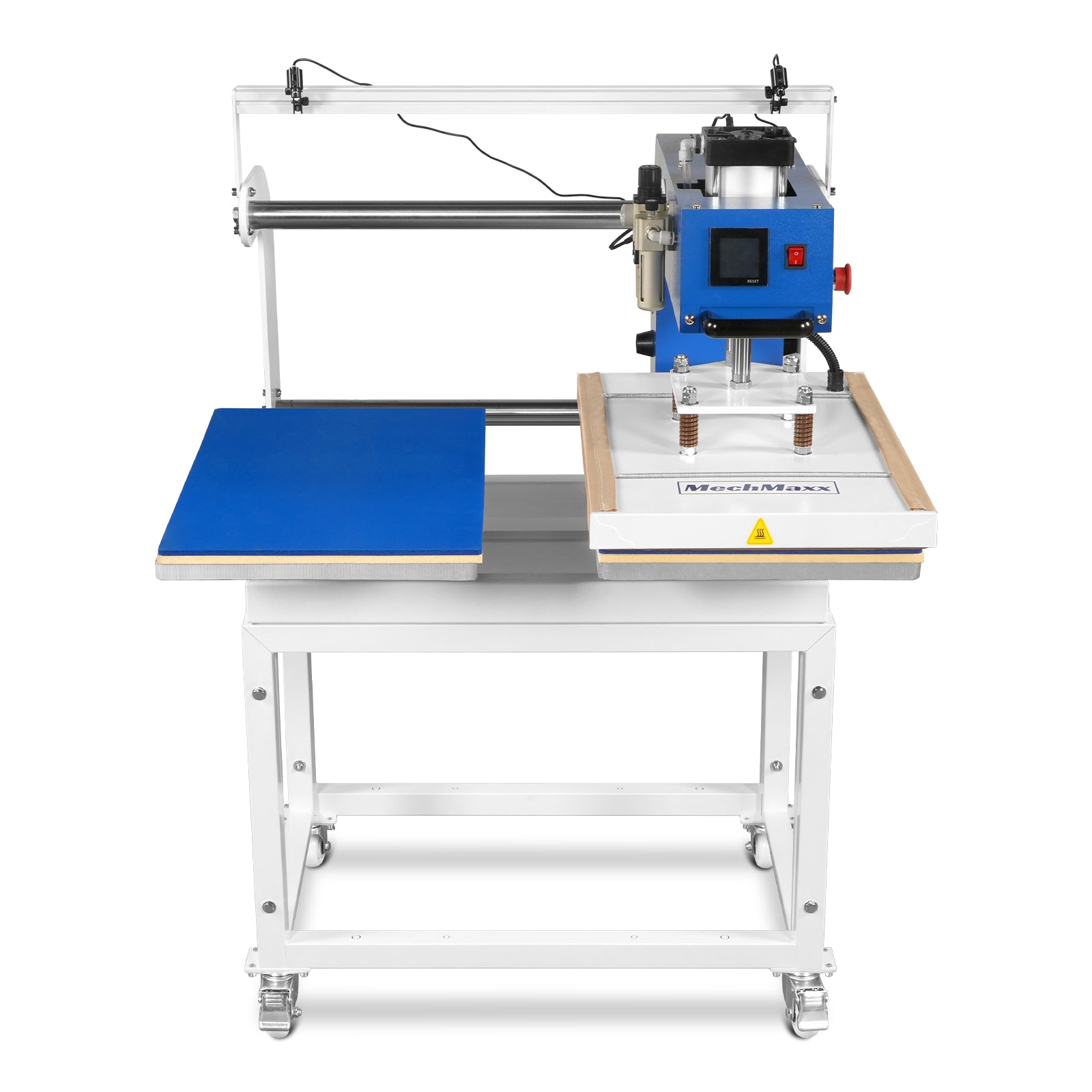 16x24 Inch Commercial Pneumatic Dual Platen Heat Press - Infrared Positioning Auto Lift Sublimation Transfer Machine with Full Touch LCD Screen  (110V 2.2HP)