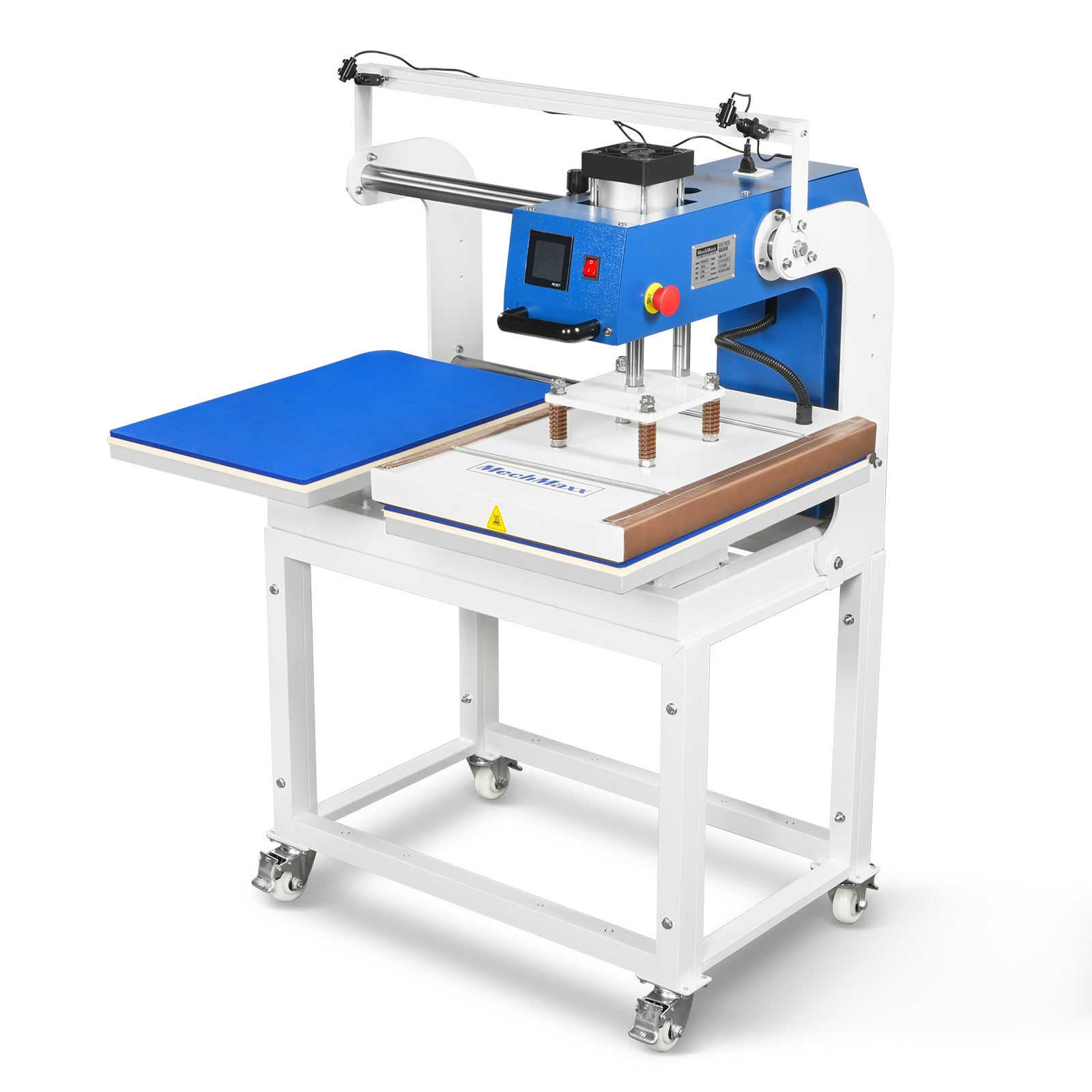 16x24 Inch Commercial Pneumatic Dual Platen Heat Press - Infrared Positioning Auto Lift Sublimation Transfer Machine with Full Touch LCD Screen & AIRTAC Pneumatic Components (110V 2.2HP)