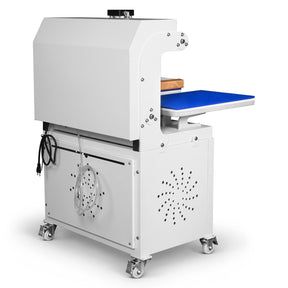 16x24 Inch Commercial Pneumatic Dual Platen Heat Press - Auto Lift Sublimation Transfer Machine with Storage Base Cabinet (110V 1650W)