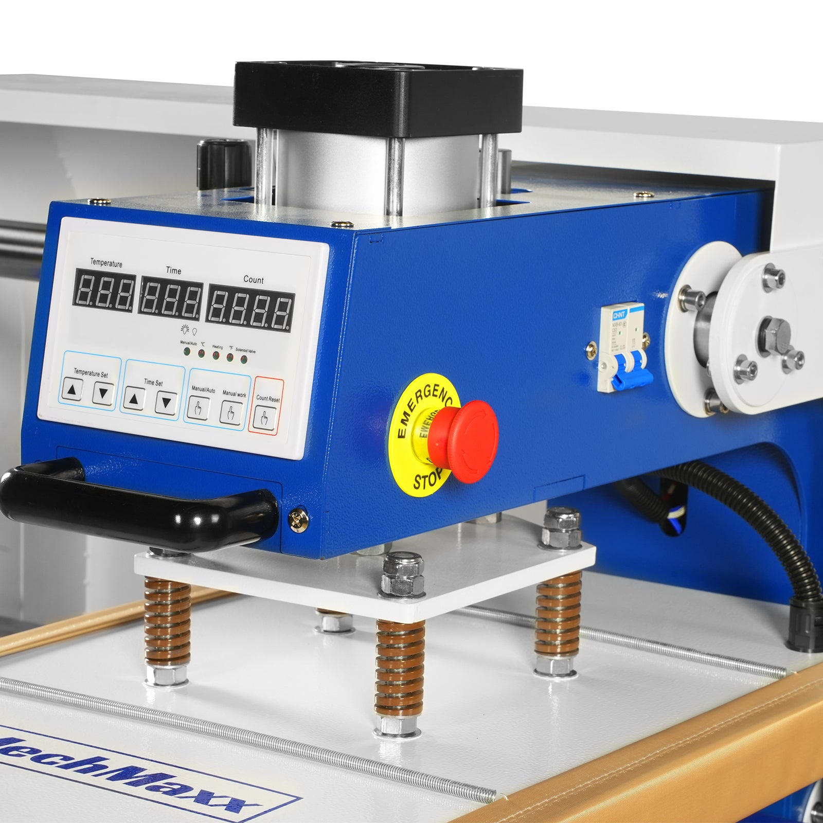 16x24 Inch Commercial Pneumatic Dual Platen Heat Press - Auto Lift Sublimation Transfer Machine with Storage Base Cabinet (110V 1650W)