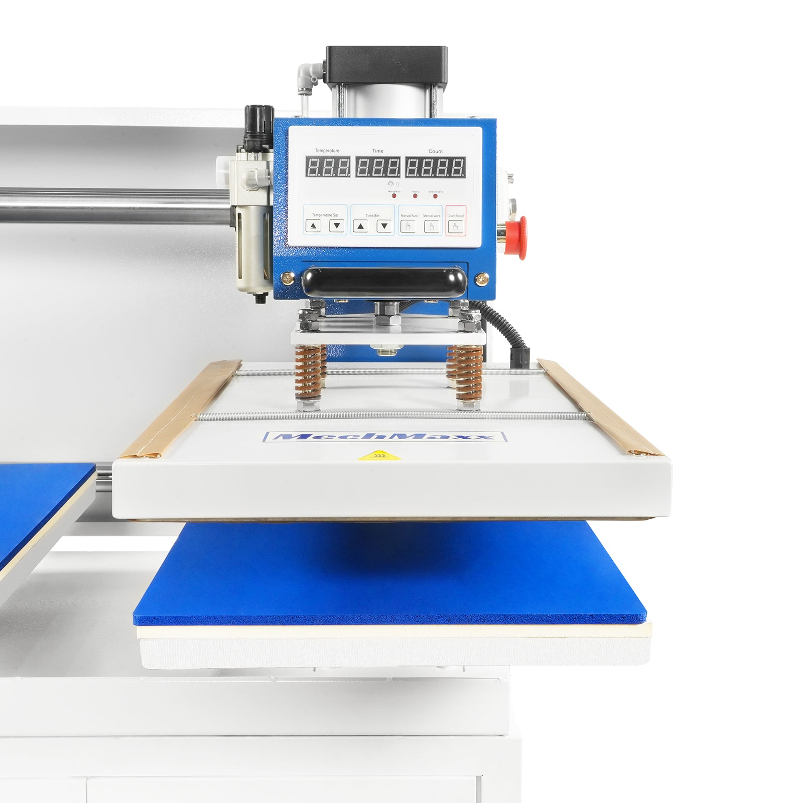 16x24 Inch Commercial Pneumatic Dual Platen Heat Press - Auto Lift Sublimation Transfer Machine with Storage Base Cabinet (110V 1650W)