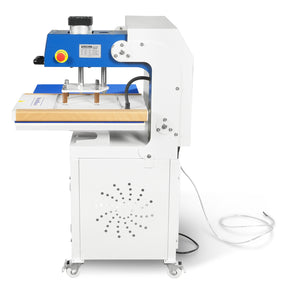 16x24 Inch Commercial Pneumatic Dual Platen Heat Press - Auto Lift Sublimation Transfer Machine with Storage Base Cabinet (110V 1650W)