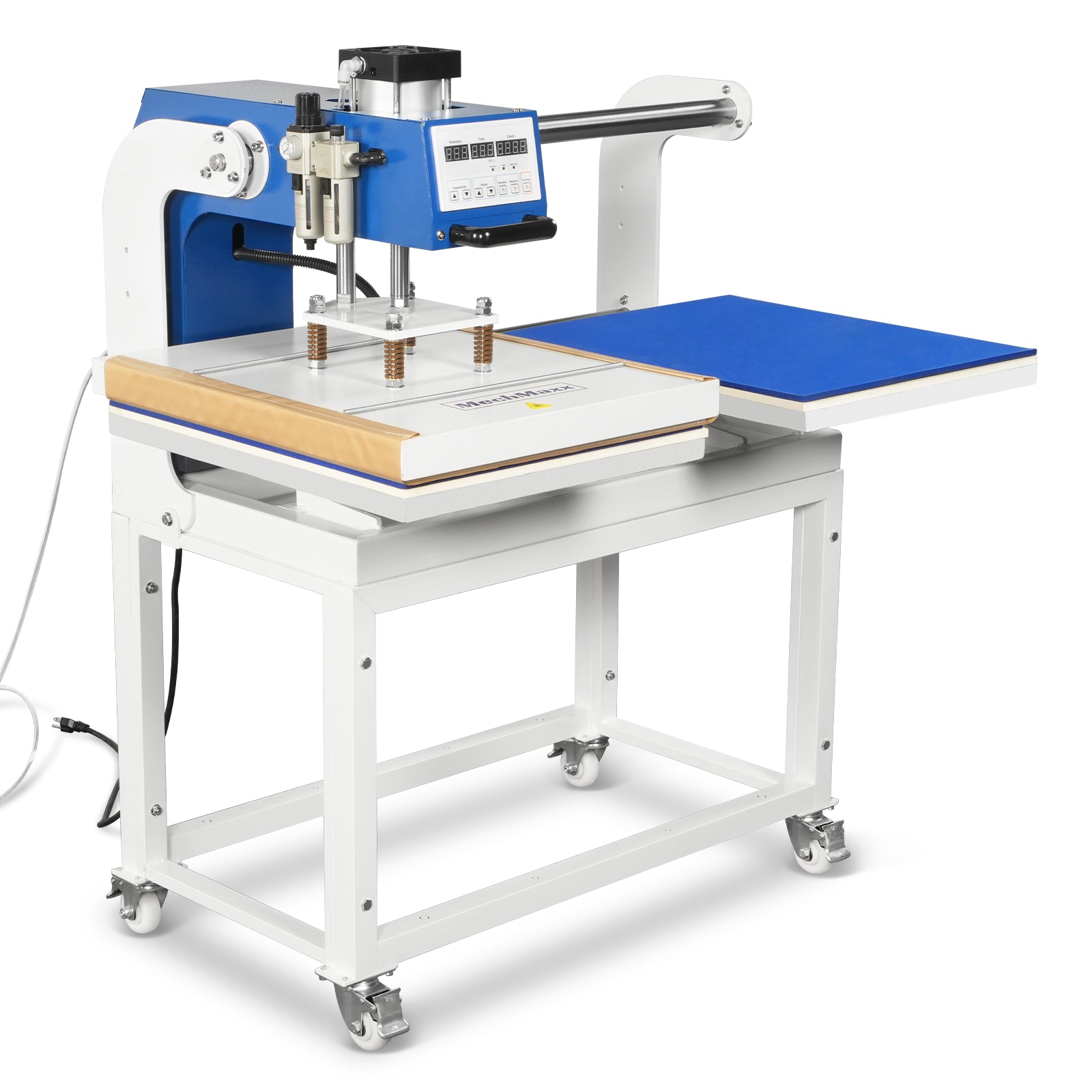 20x24 Inch (50x60cm) Commercial Pneumatic Dual Platen Heat Press Auto Lift Sublimation Transfer Machine with AIRTAC Pneumatic Components (110V 4HP)