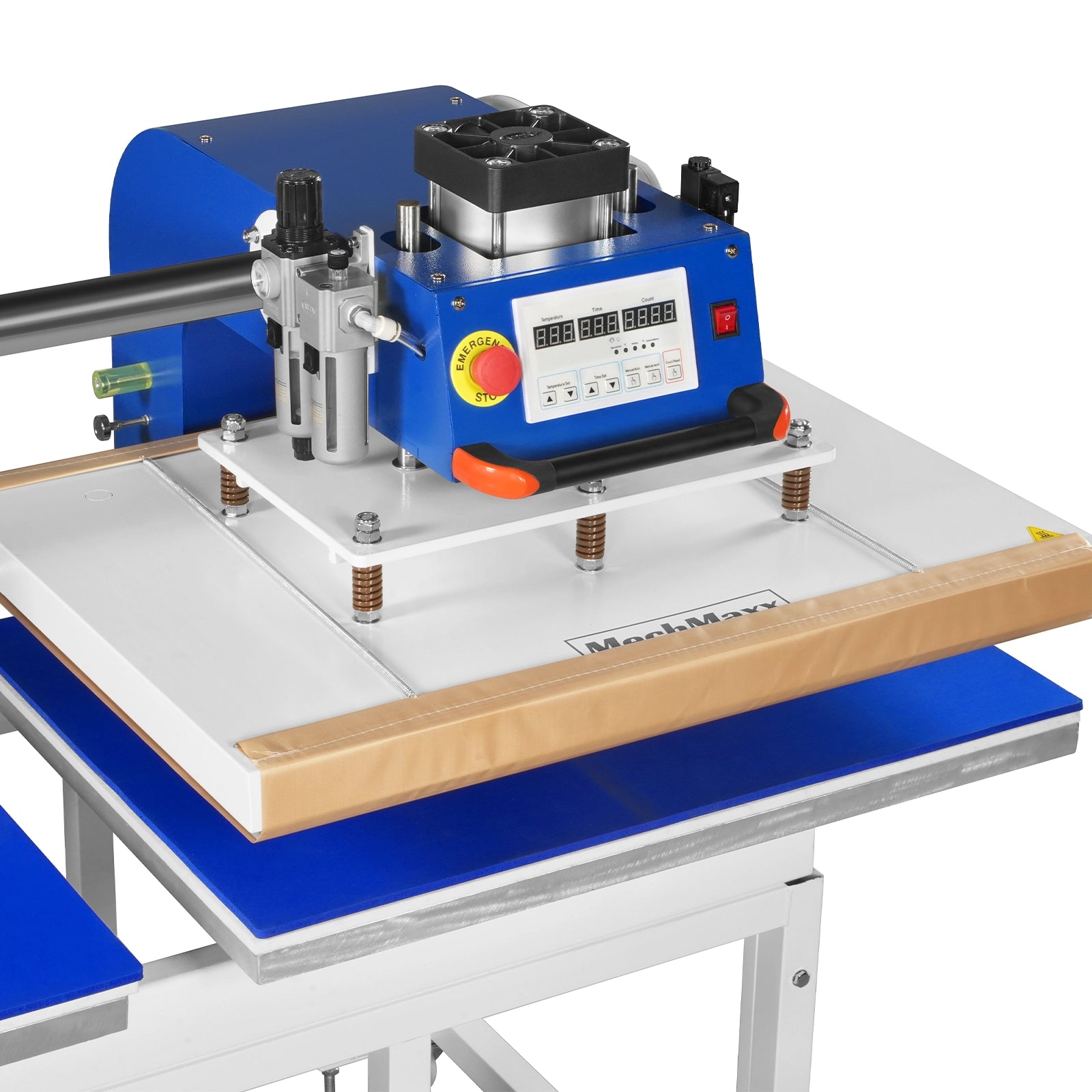 24x32 Inch (60x80cm) Industrial Pneumatic Dual Platen Heat Press - Auto Lift Digital Sublimation Transfer Machine (220V 8HP)