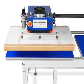 24x32 Inch (60x80cm) Industrial Pneumatic Dual Platen Heat Press - Auto Lift Digital Sublimation Transfer Machine (220V 8HP)