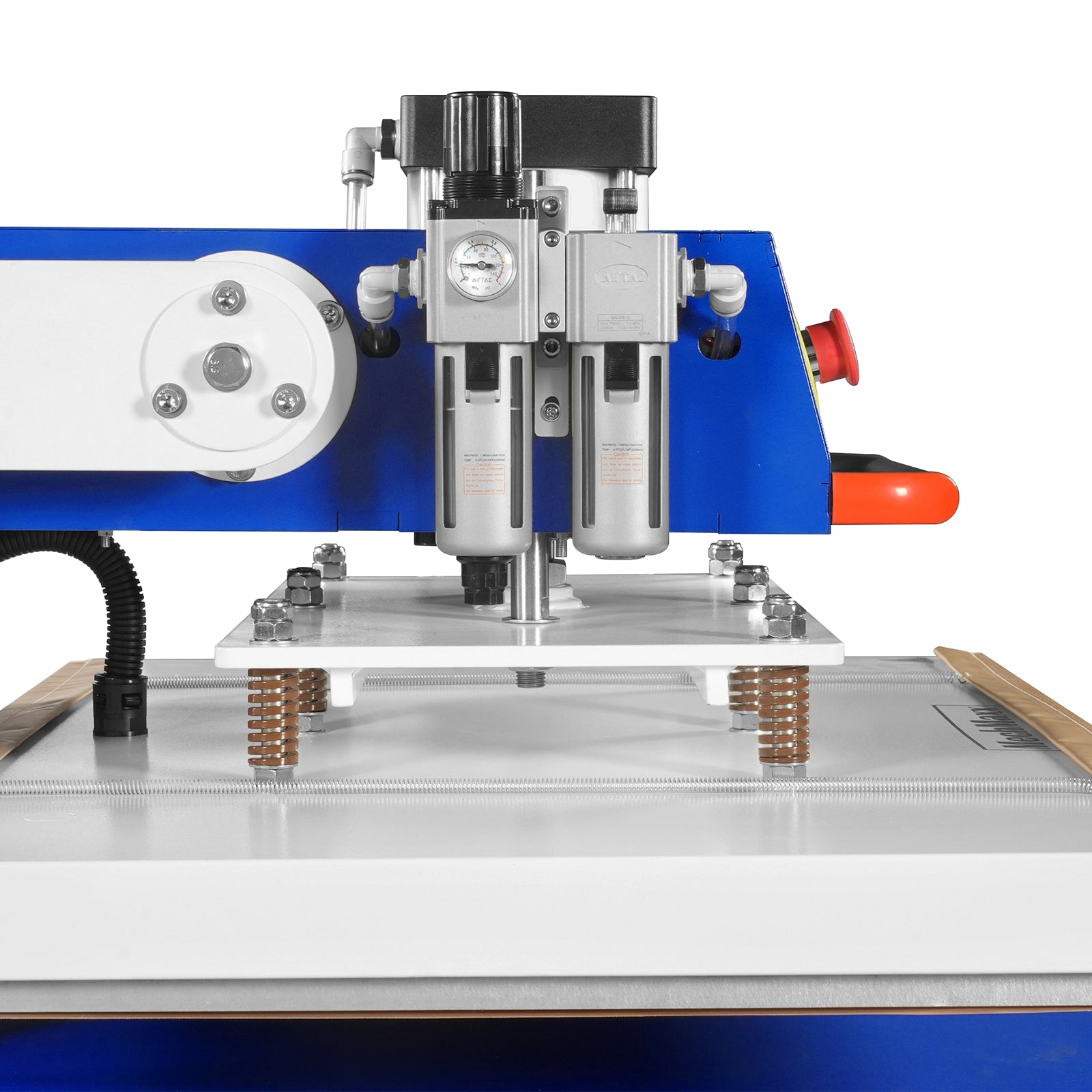 24x32 Inch (60x80cm) Industrial Pneumatic Dual Platen Heat Press - Auto Lift Digital Sublimation Transfer Machine (220V 8HP)