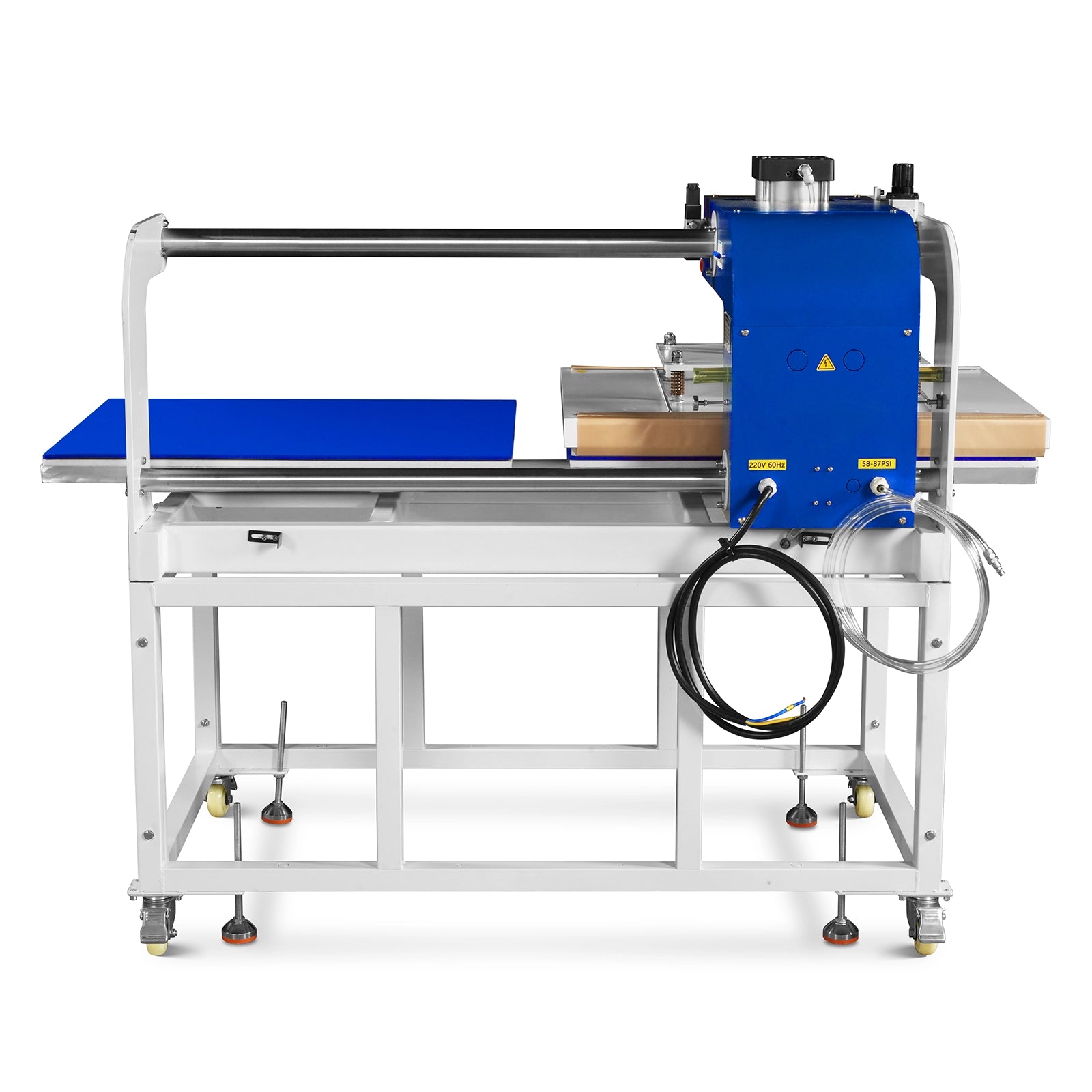 24x32 Inch (60x80cm) Industrial Pneumatic Dual Platen Heat Press - Auto Lift Digital Sublimation Transfer Machine (220V 8HP)