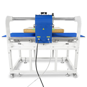 24x32 Inch (60x80cm) Industrial Pneumatic Dual Platen Heat Press - Auto Lift Digital Sublimation Transfer Machine (220V 8HP)