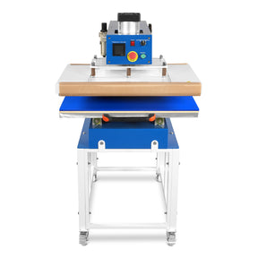 24x32 Inch (60x80cm) Industrial Pneumatic Single Station Heat Press Slide-Out Worktable LCD Touchscreen Sublimation Machine with AIRTAC Pneumatic Components (220V 8HP)