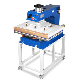 24x32 Inch (60x80cm) Industrial Pneumatic Single Station Heat Press Slide-Out Worktable LCD Touchscreen Sublimation Machine with AIRTAC Pneumatic Components (220V 8HP)
