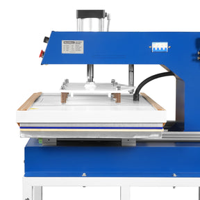 24x32 Inch (60x80cm) Industrial Pneumatic Single Station Heat Press Slide-Out Worktable LCD Touchscreen Sublimation Machine with AIRTAC Pneumatic Components (220V 8HP)