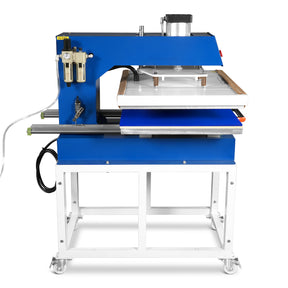 24x32 Inch (60x80cm) Industrial Pneumatic Single Station Heat Press Slide-Out Worktable LCD Touchscreen Sublimation Machine with AIRTAC Pneumatic Components (220V 8HP)
