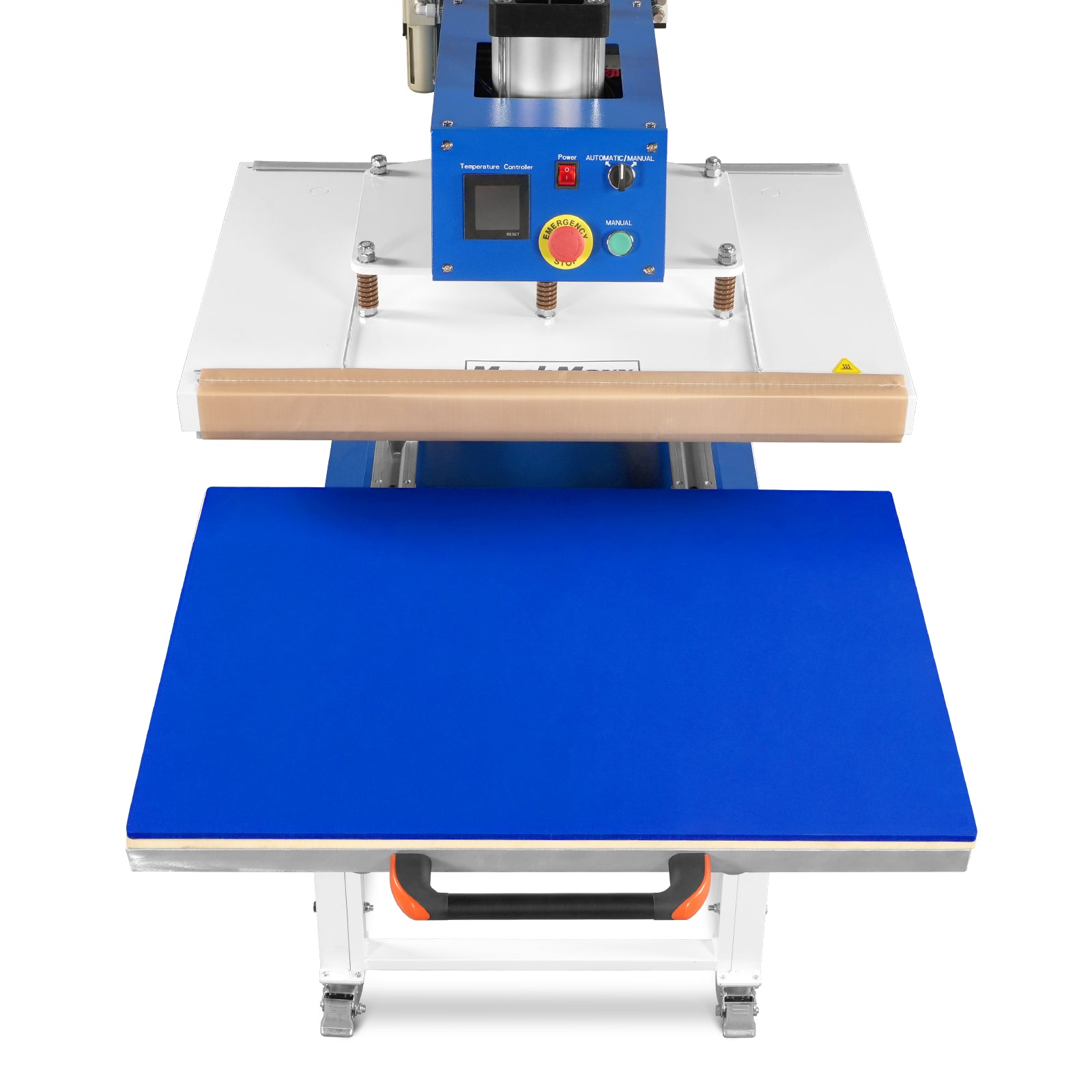 24x32 Inch (60x80cm) Industrial Pneumatic Single Station Heat Press Slide-Out Worktable LCD Touchscreen Sublimation Machine with AIRTAC Pneumatic Components (220V 8HP)