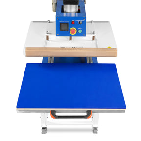 24x32 Inch (60x80cm) Industrial Pneumatic Single Station Heat Press Slide-Out Worktable LCD Touchscreen Sublimation Machine with AIRTAC Pneumatic Components (220V 8HP)