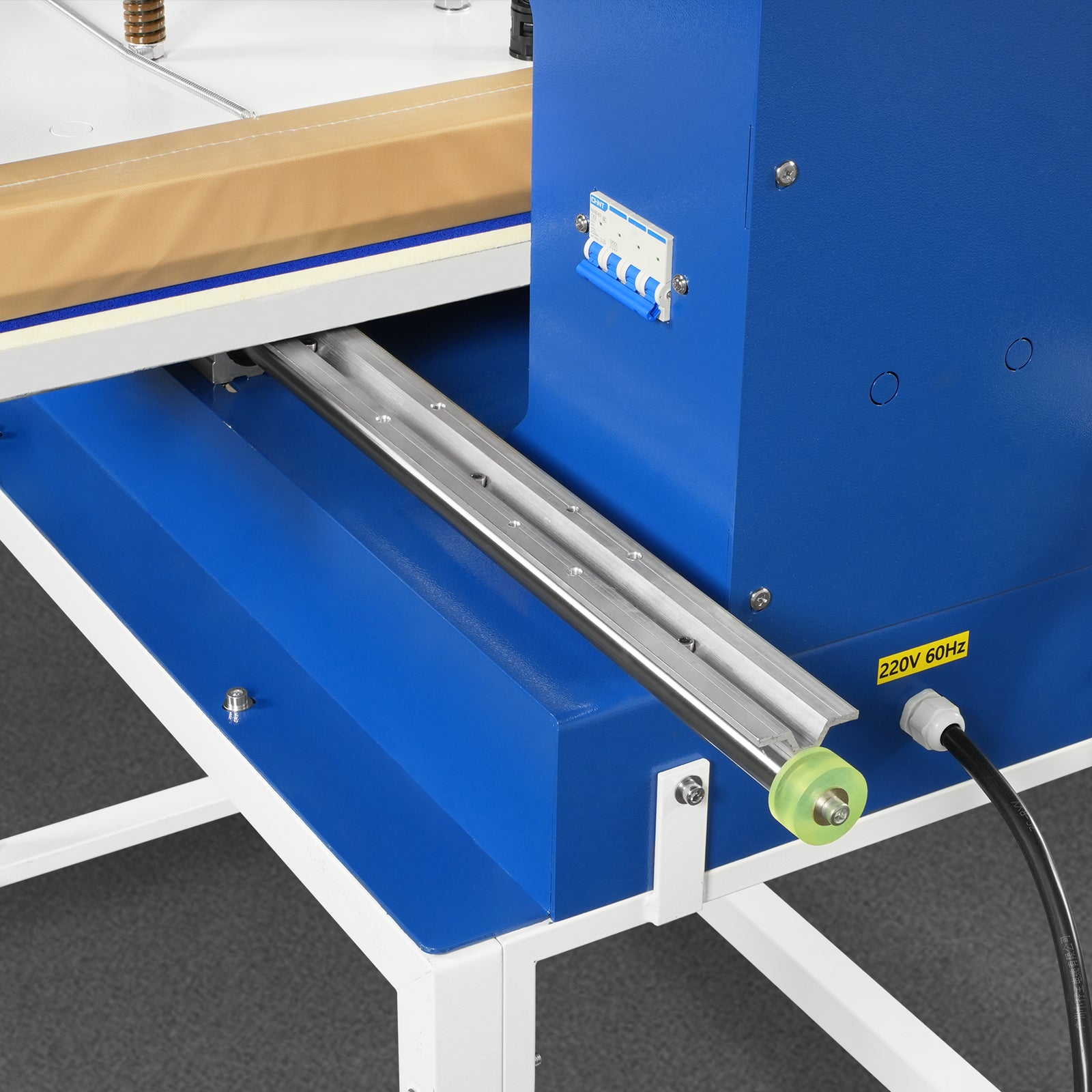 24x32 Inch (60x80cm) Industrial Pneumatic Single Station Heat Press Slide-Out Worktable LCD Touchscreen Sublimation Machine with AIRTAC Pneumatic Components (220V 8HP)