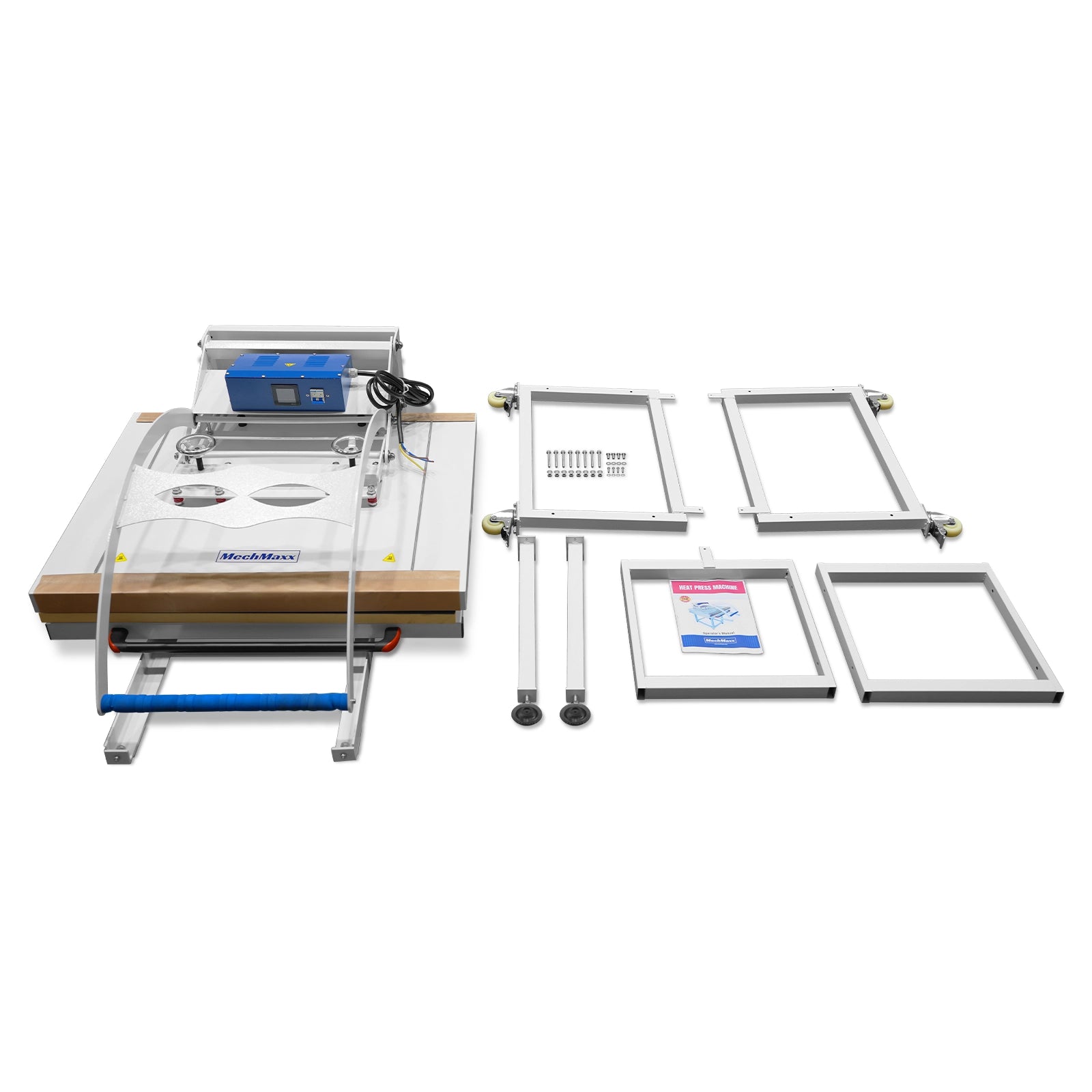 32"x40" (80x100cm) Large Format Manual Heat Press Machine - 220V 8.4HP/6300W for Sublimation & Heat Transfer MS2432