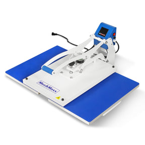 16"x24" Auto Open Dual Platen Heat Press Machine 110V 1.87HP 1400W -Semi-Automatic Magnetic Lift & Digital LCD Display Teflon-Coated Ultra-Precision Heating for T-Shirts, Bags, Pillows, Ceramics