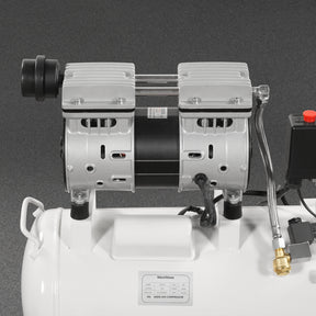 8 Gallon Air Compressor 600W 110V Oil-Free Quiet Electric Air Pump - 0.7MPa, 40L/min