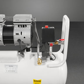 8 Gallon Air Compressor 600W 110V Oil-Free Quiet Electric Air Pump - 0.7MPa, 40L/min