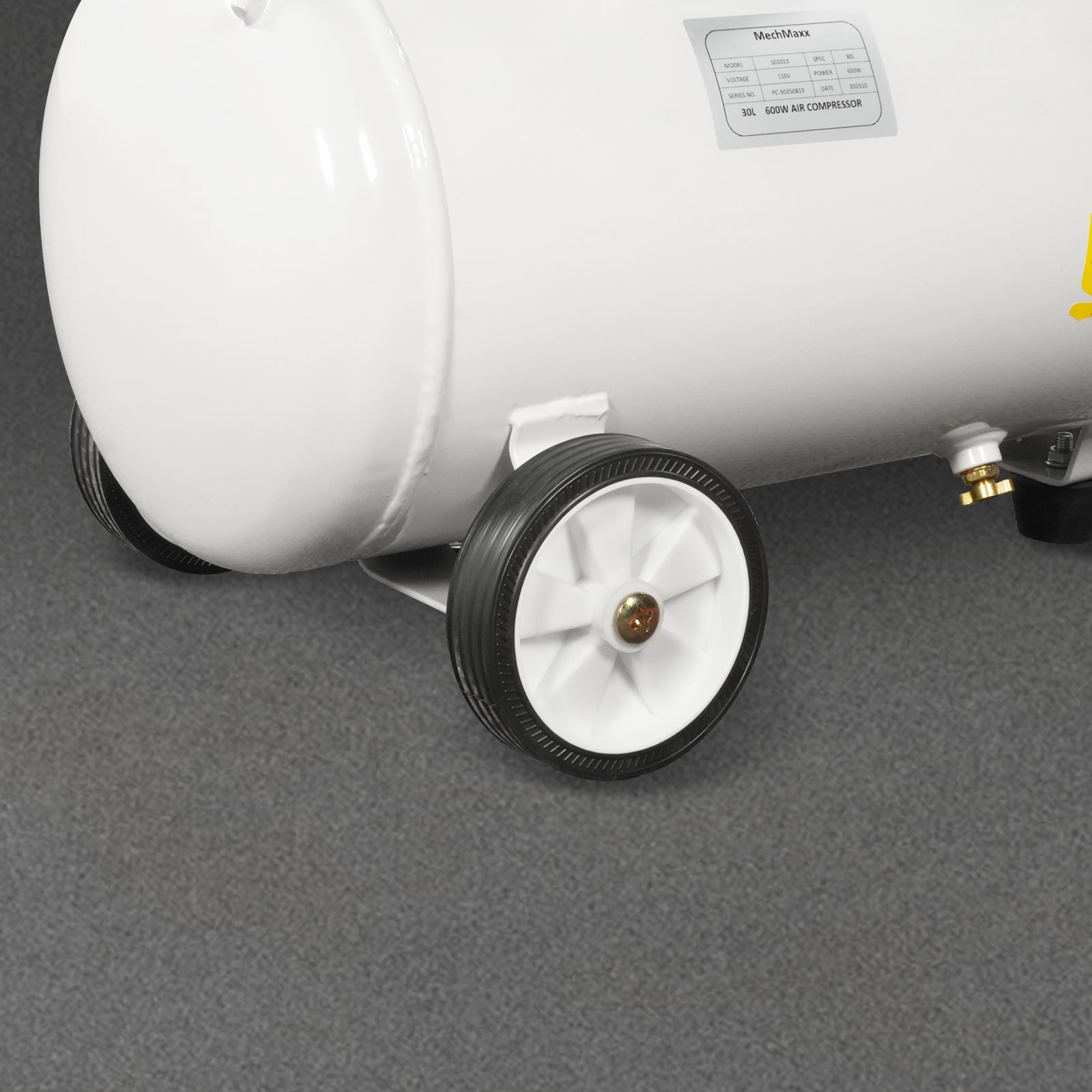 8 Gallon Air Compressor 600W 110V Oil-Free Quiet Electric Air Pump - 0.7MPa, 40L/min