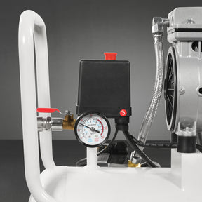 8 Gallon Air Compressor 600W 110V Oil-Free Quiet Electric Air Pump - 0.7MPa, 40L/min