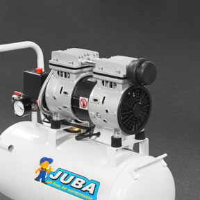 8 Gallon Air Compressor 600W 110V Oil-Free Quiet Electric Air Pump - 0.7MPa, 40L/min