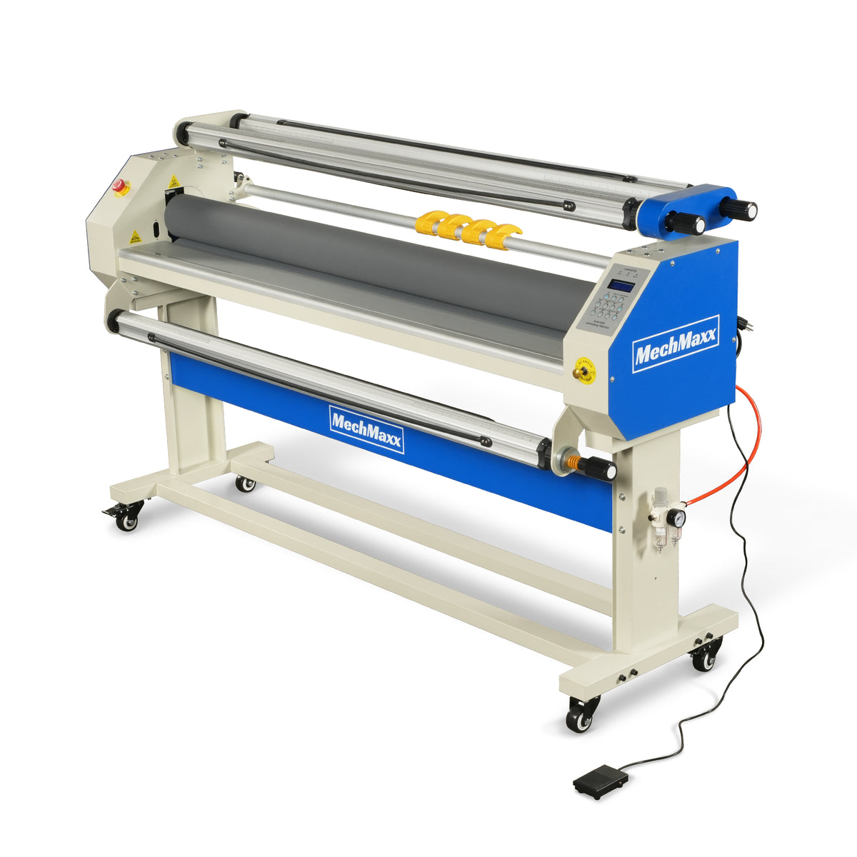 65" Wide Format Full-Auto Cold & Heat Assisted Laminator Machine with 4 Trimmers, Max Speed 40ft/min, 63" Max Width, 1.1" Max Thickness, Infrared Heating, Digital Control for Vinyl Graphics, Inkjet Prints, Posters 1700-B2
