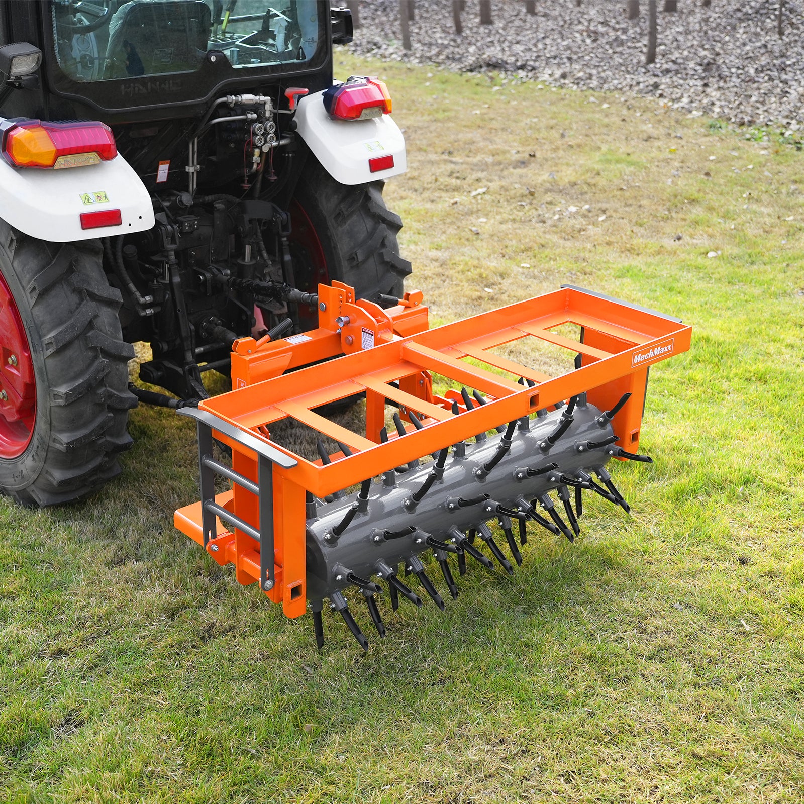 50" 3 Point Drum Filled Plug Aerator Fits Cat 1 And 2 Tractors, DLA50