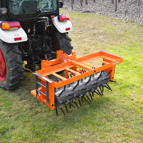 50" 3 Point Drum Filled Plug Aerator Fits Cat 1 And 2 Tractors, DLA50