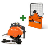 3-Point PTO Stump Grinder & Forestry Log Skidding Winch Combo,SG24 & FW8800