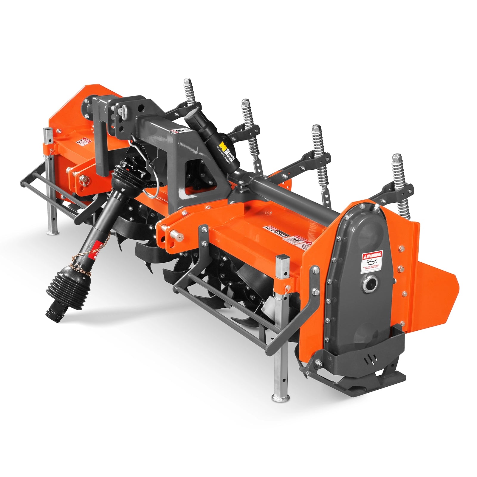 90 in Heavy Duty Rotary Tiller, 3 Point Hitch Cat.2, Gear Drive, PTO Shaft Included with Slip Clutch, 50–90 HP, HRT90