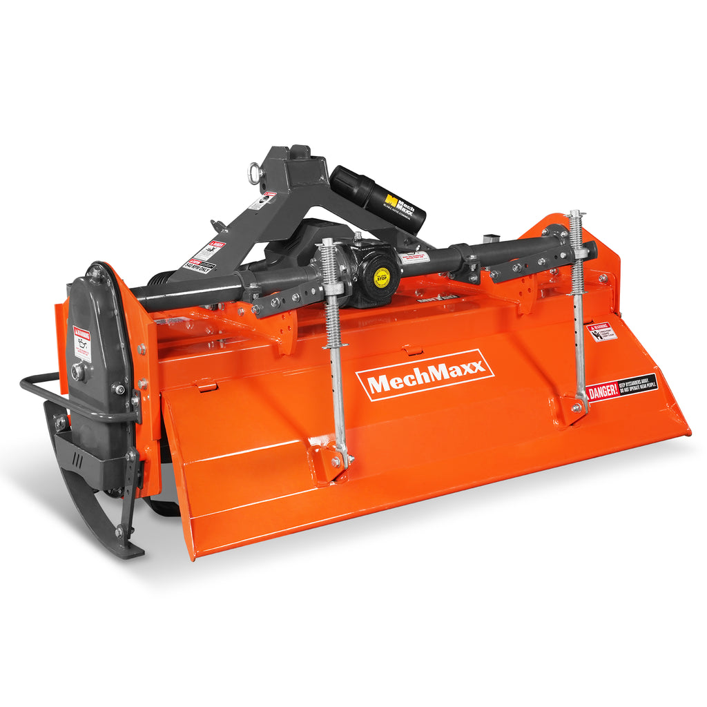 そるてぃーや 60 in Rotary Tiller, 3 Point Hitch Cat.1 & 2, Gear Drive, PTO Shaft In